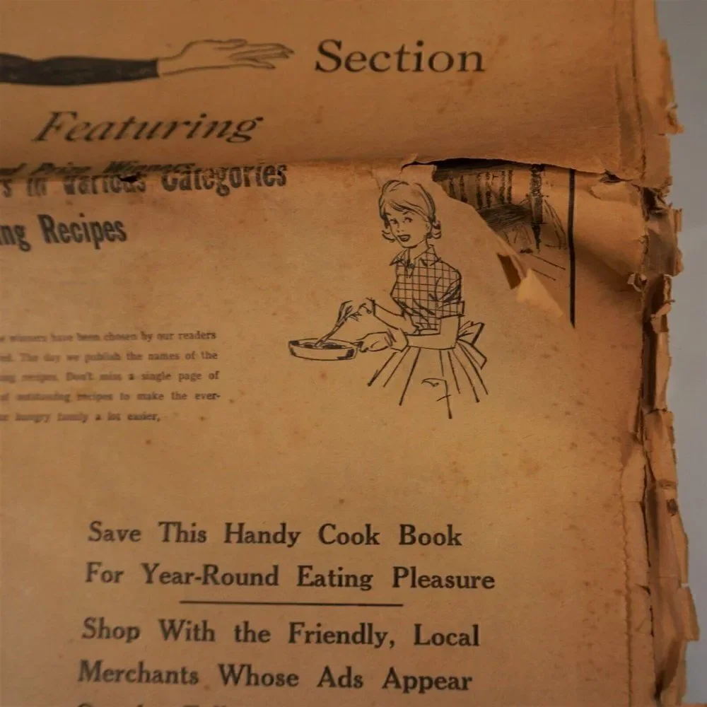 Sentinel 1964 Newspaper Cook Book Section 1967 McCall's Recipes Magazine